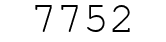 Number 7752.