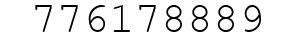 Number 776178889.