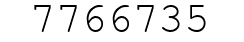 Number 7766735.