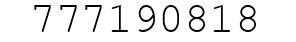 Number 777190818.