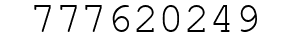 Number 777620249.