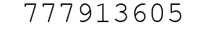 Number 777913605.