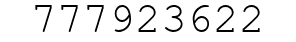 Number 777923622.