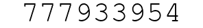 Number 777933954.