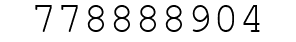 Number 778888904.