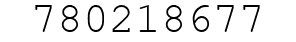 Number 780218677.