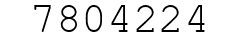 Number 7804224.
