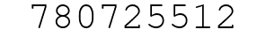 Number 780725512.