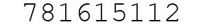 Number 781615112.