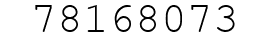 Number 78168073.