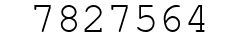 Number 7827564.