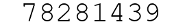 Number 78281439.