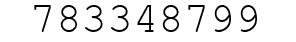 Number 783348799.