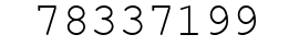 Number 78337199.