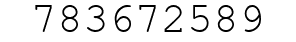 Number 783672589.