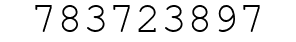 Number 783723897.