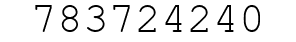 Number 783724240.