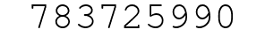 Number 783725990.