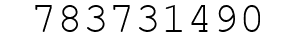 Number 783731490.