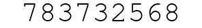 Number 783732568.