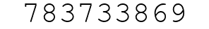 Number 783733869.