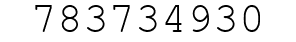 Number 783734930.
