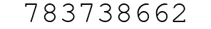 Number 783738662.