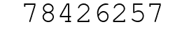 Number 78426257.