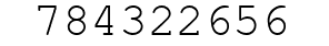 Number 784322656.