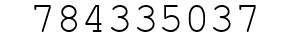 Number 784335037.