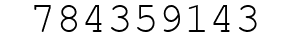 Number 784359143.
