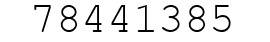 Number 78441385.