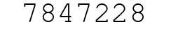 Number 7847228.