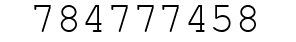 Number 784777458.