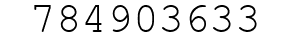 Number 784903633.