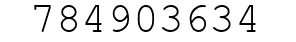 Number 784903634.