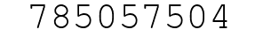 Number 785057504.