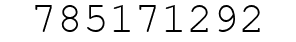 Number 785171292.