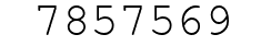 Number 7857569.