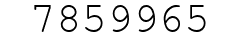 Number 7859965.