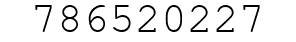 Number 786520227.