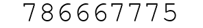 Number 786667775.