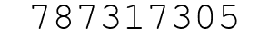 Number 787317305.