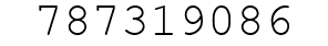 Number 787319086.