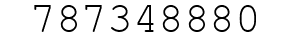 Number 787348880.