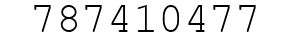 Number 787410477.