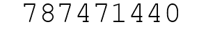 Number 787471440.