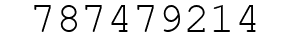 Number 787479214.