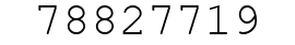 Number 78827719.