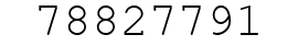 Number 78827791.
